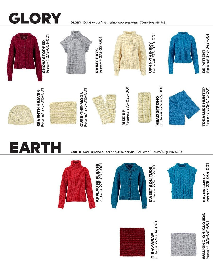 WOOLADDICTS 9 - modèles Glory & Earth