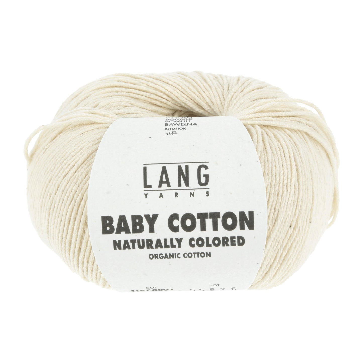 Organic Baby Cotton Thread in Natural Shades