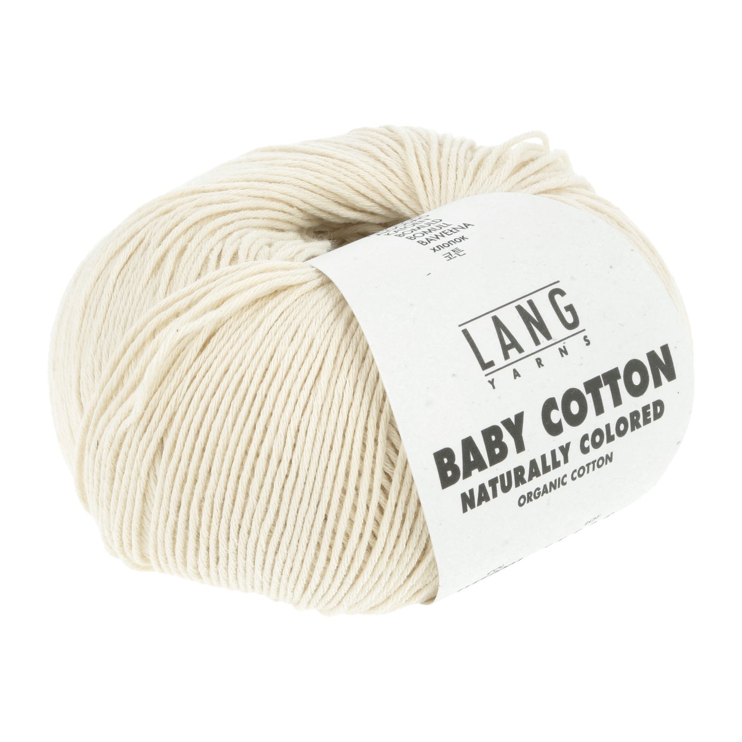 Organic Baby Cotton Thread in Natural Shades