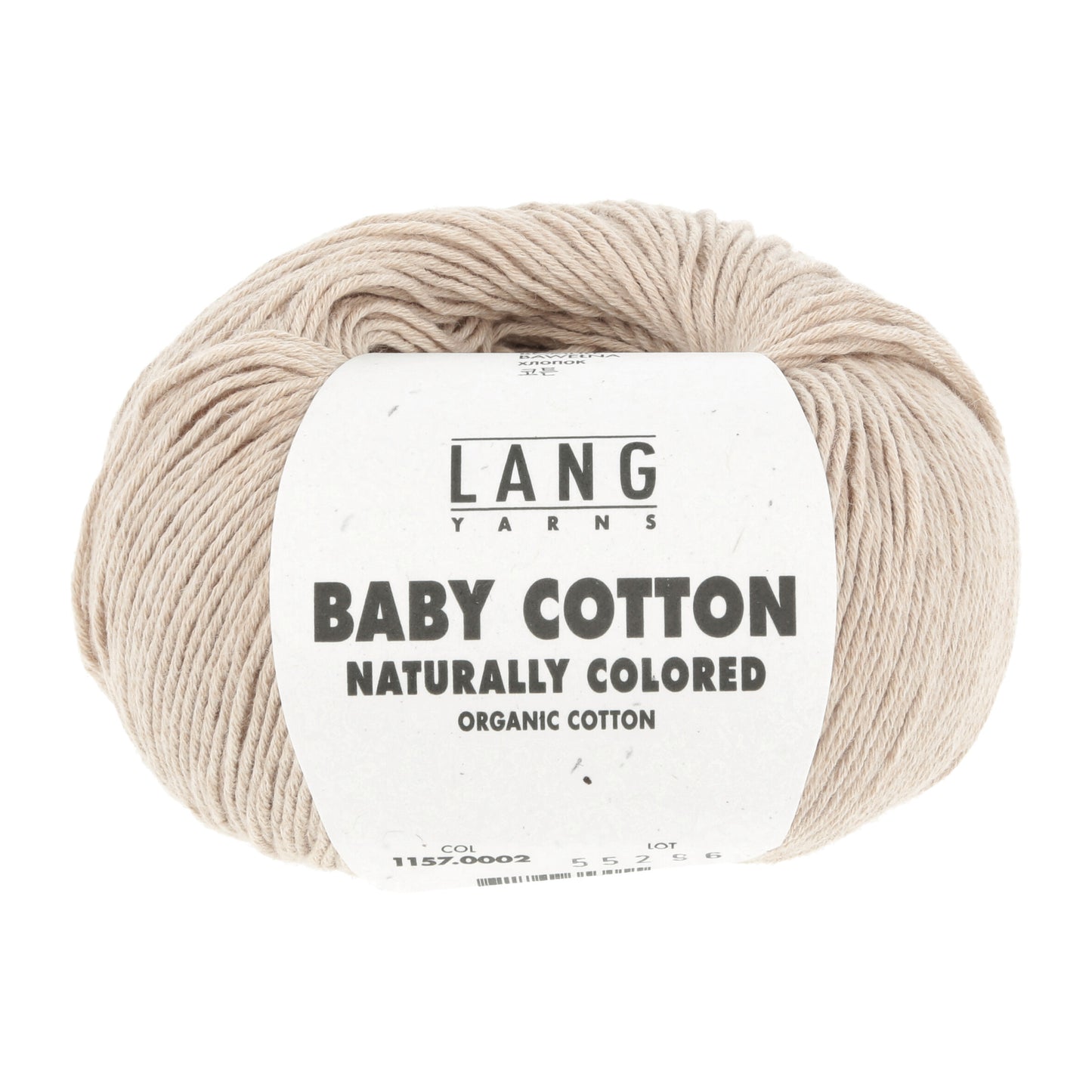 Organic Baby Cotton Thread in Natural Shades
