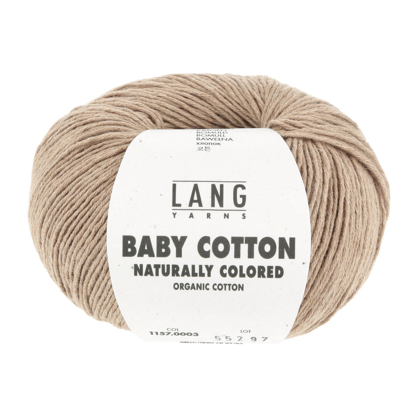 Organic Baby Cotton Thread in Natural Shades