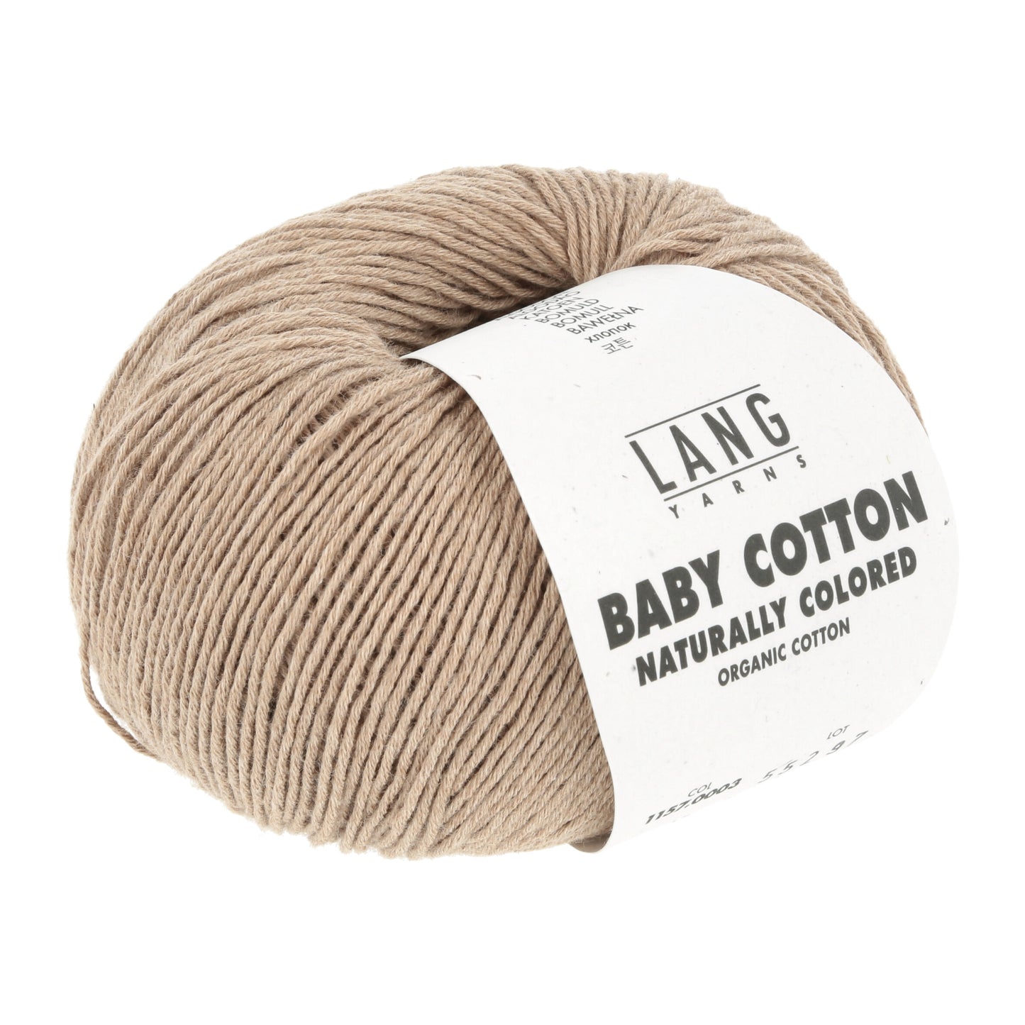 Organic Baby Cotton Thread in Natural Shades