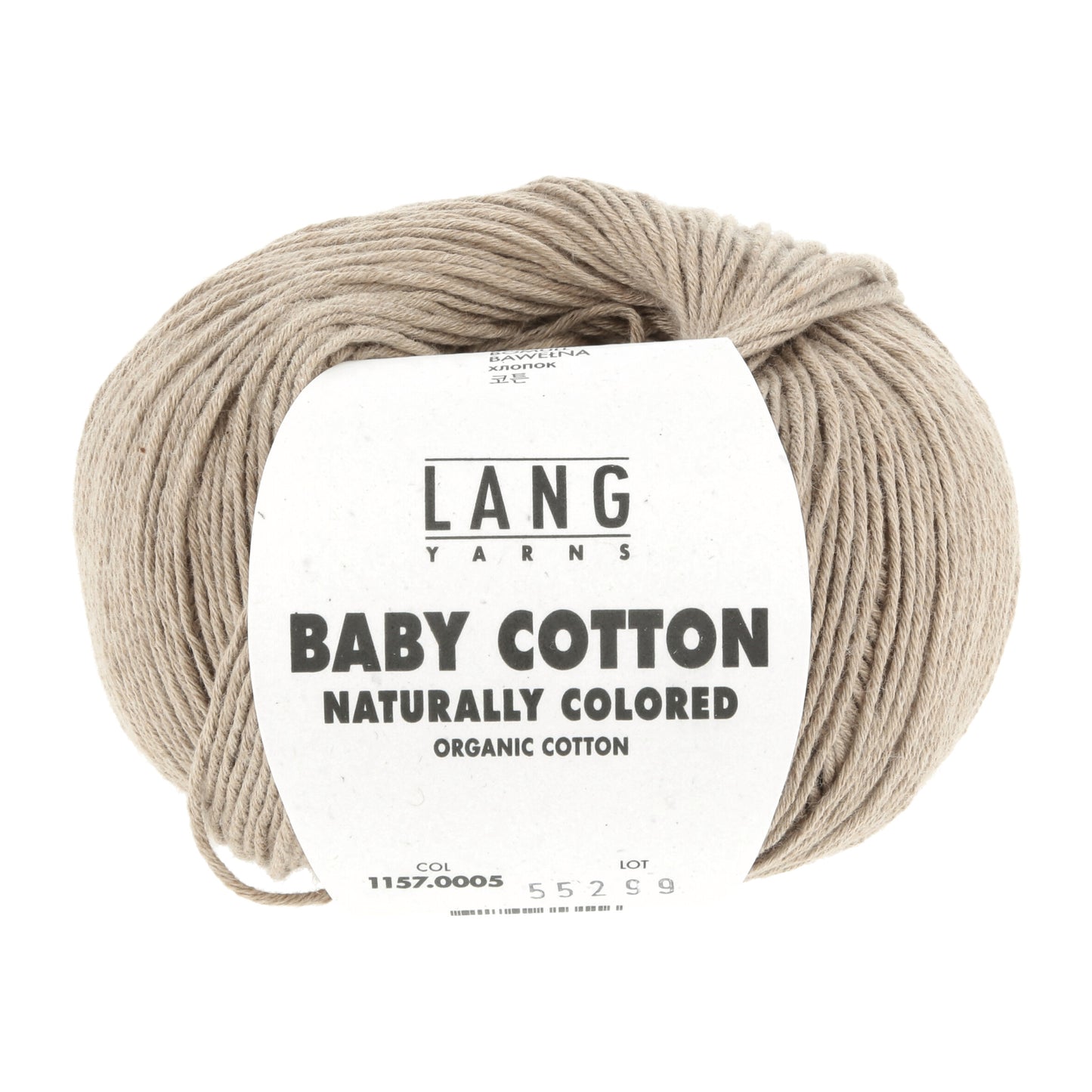 Organic Baby Cotton Thread in Natural Shades
