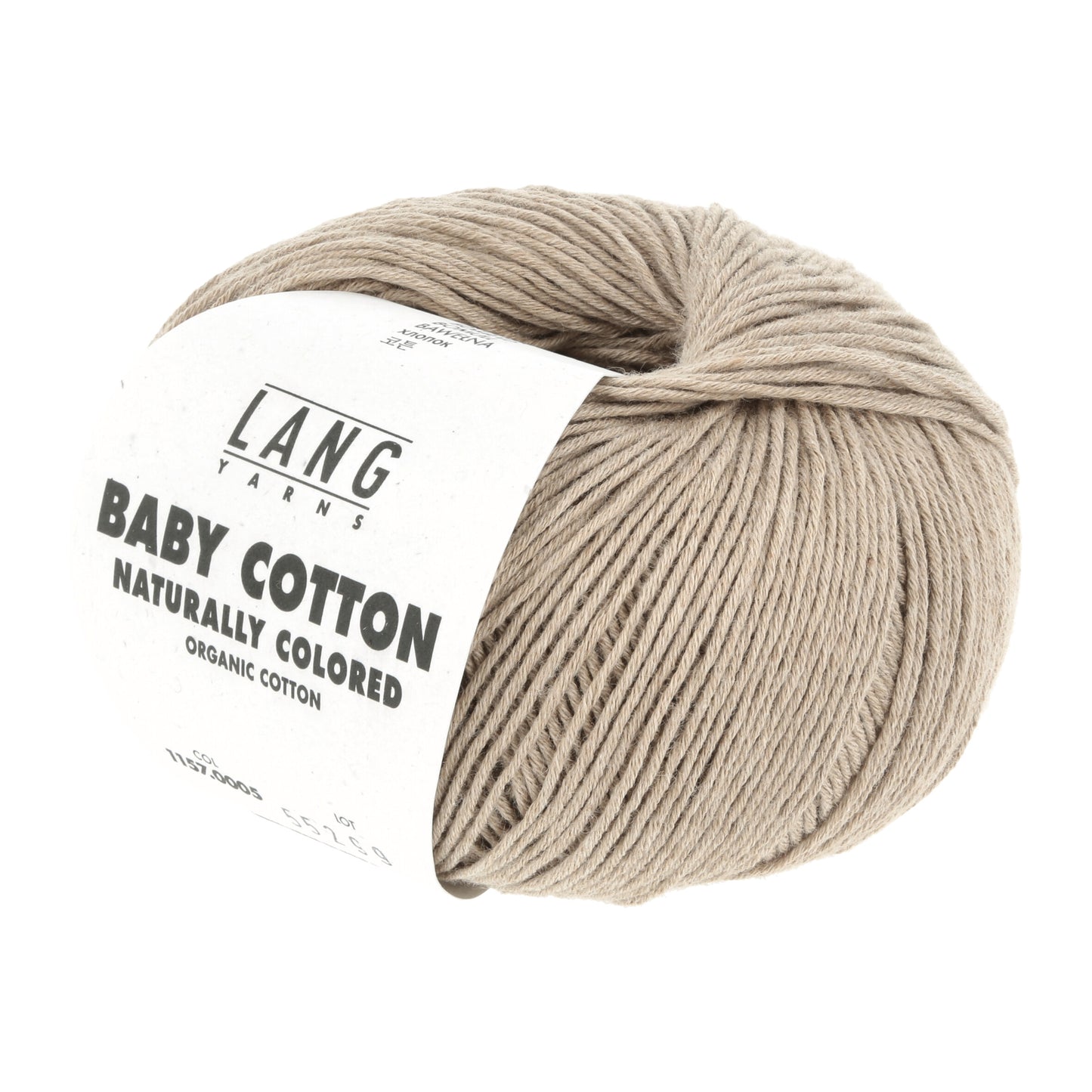 Organic Baby Cotton Thread in Natural Shades