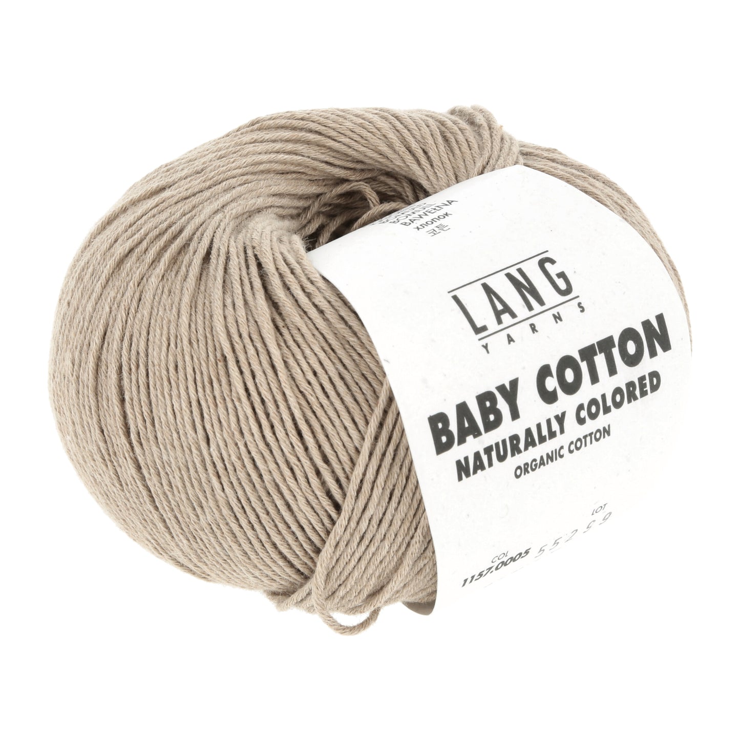 Organic Baby Cotton Thread in Natural Shades