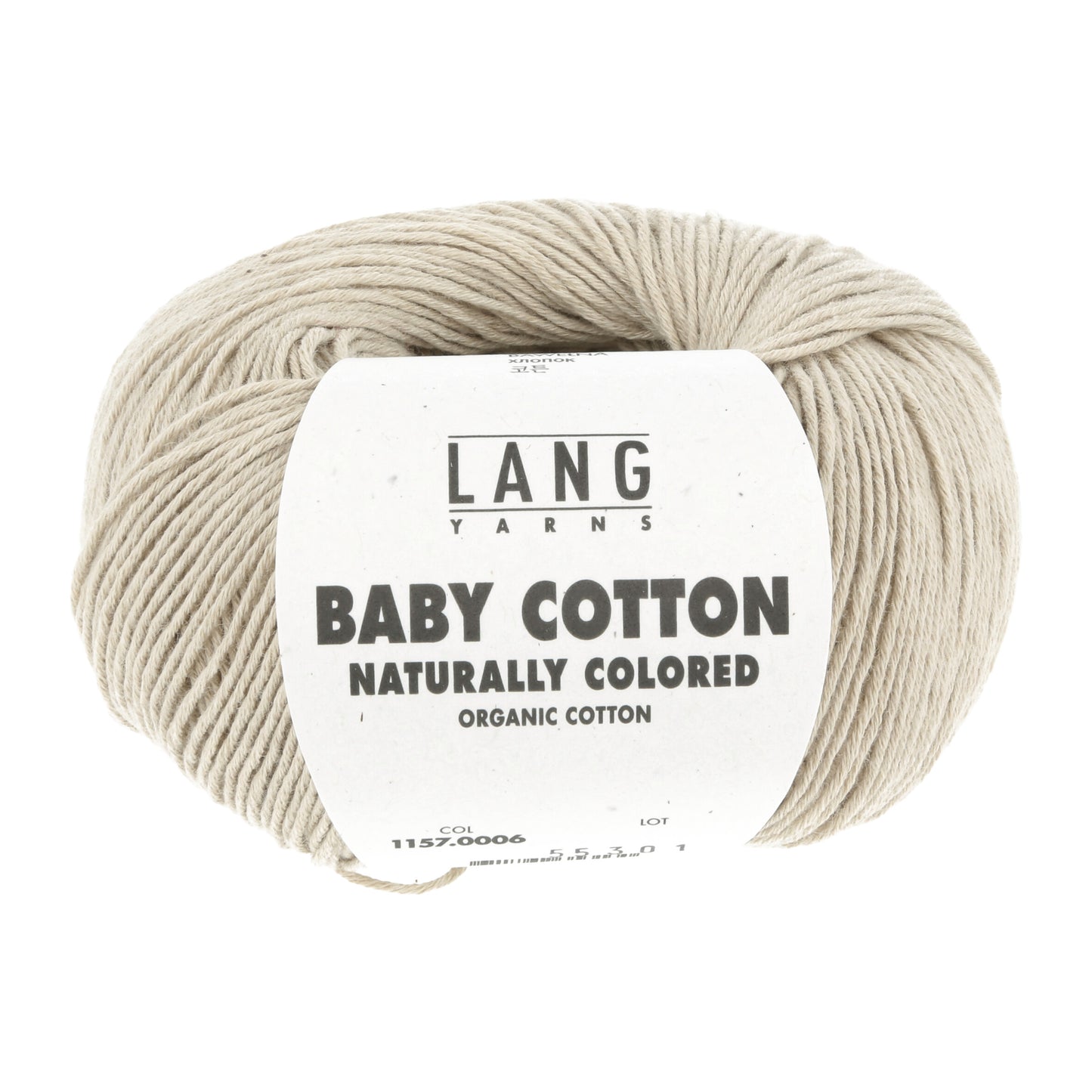 Organic Baby Cotton Thread in Natural Shades