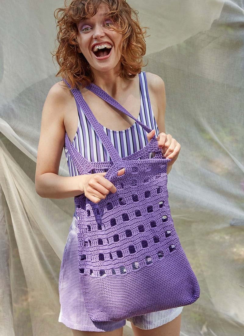 Sac crochet - fil JOY - Modèle 17 WA 8 - porté