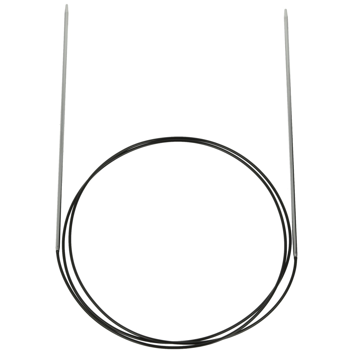 Aiguilles à tricoter circulaires en bronze blanc - Black Edition