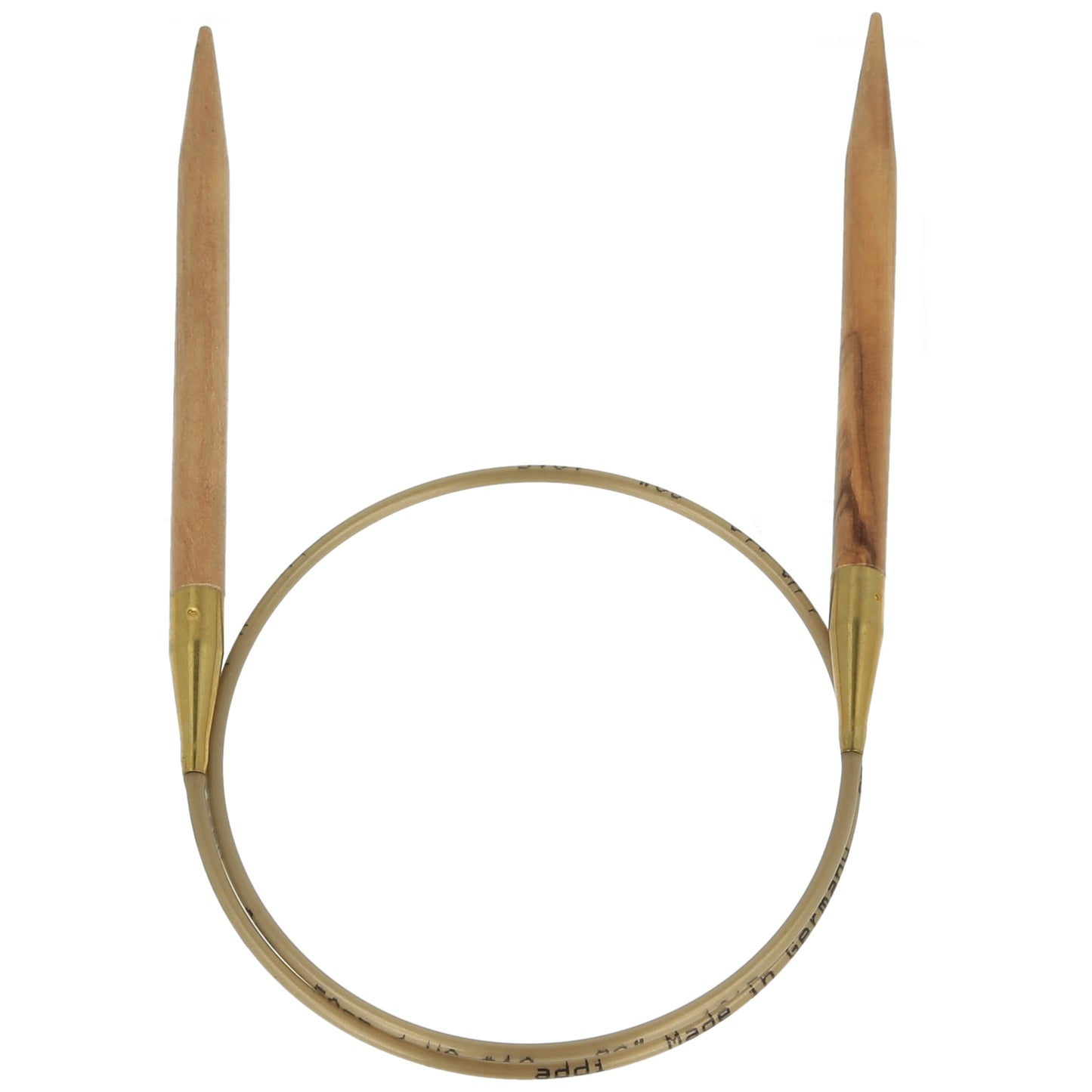 Aiguilles à tricoter circulaires en bois d'olives - addiNature