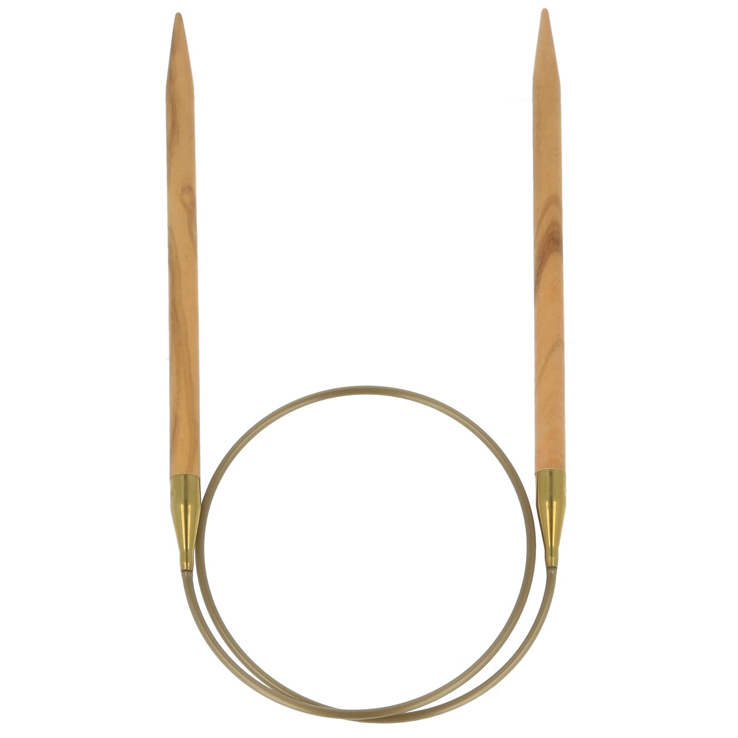 Aiguilles à tricoter circulaires en bois d'olives - addiNature