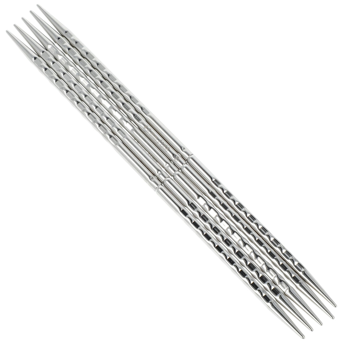 Aiguilles à tricoter doubles pointes en bronze blanc - addiNovel