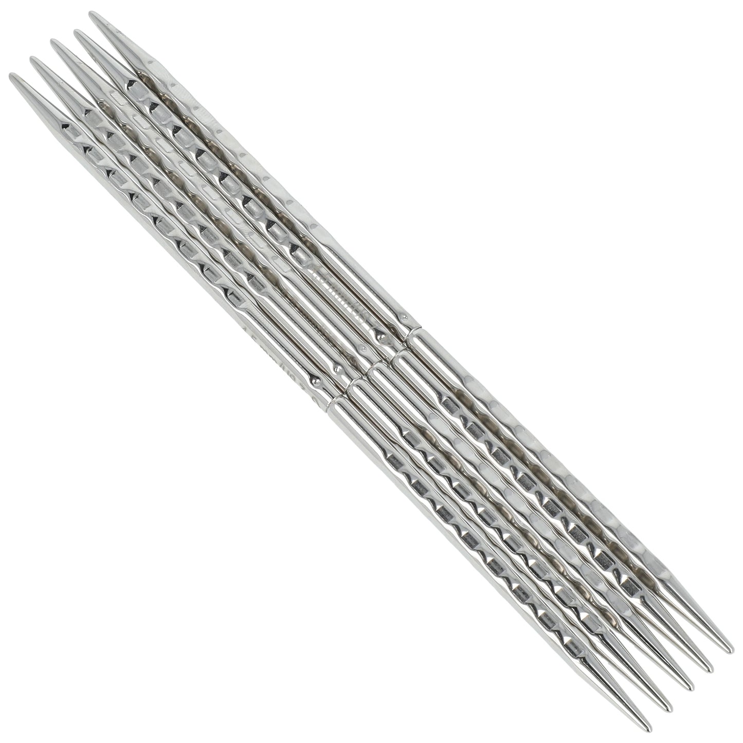 Aiguilles à tricoter doubles pointes en bronze blanc - addiNovel