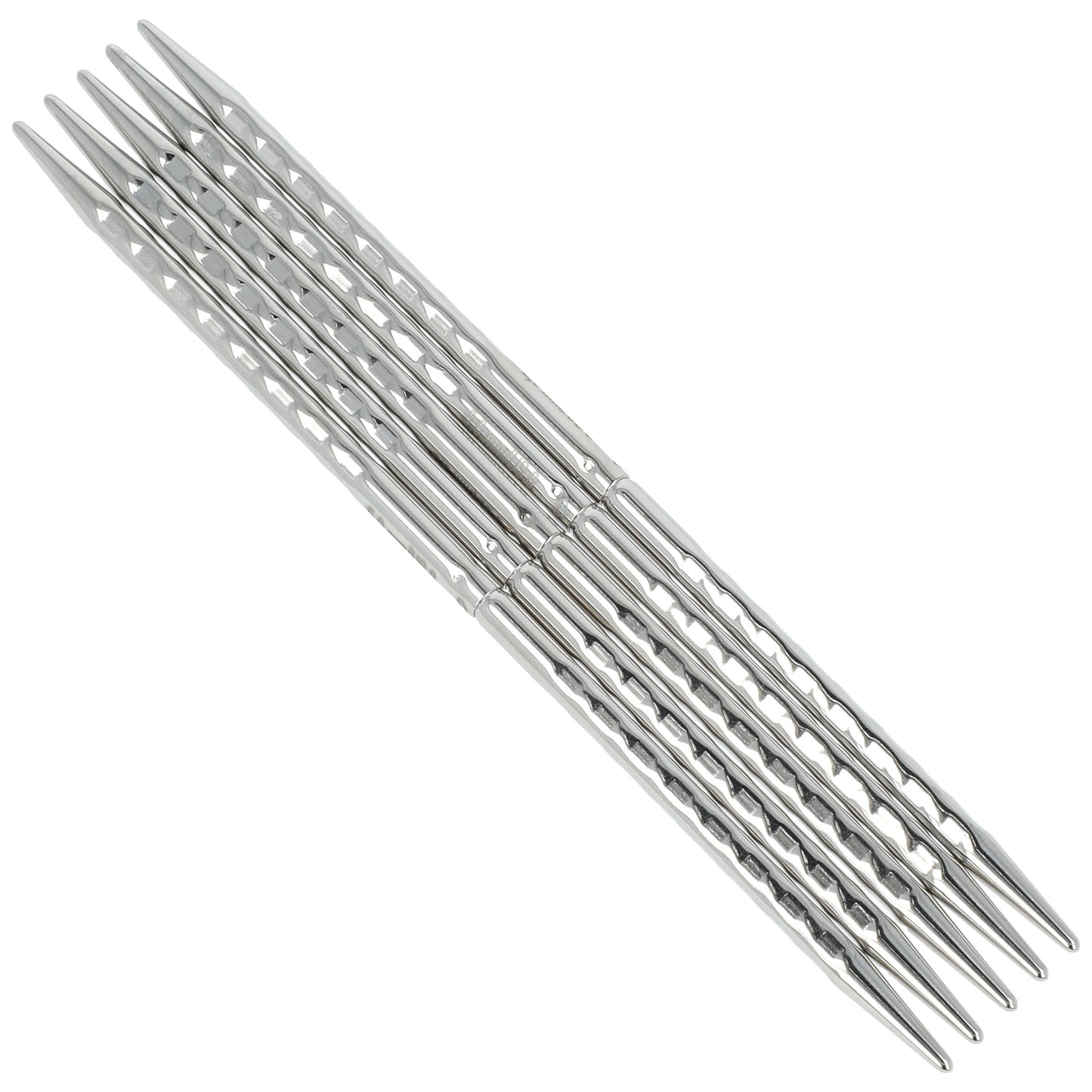 Aiguilles à tricoter doubles pointes en bronze blanc - addiNovel