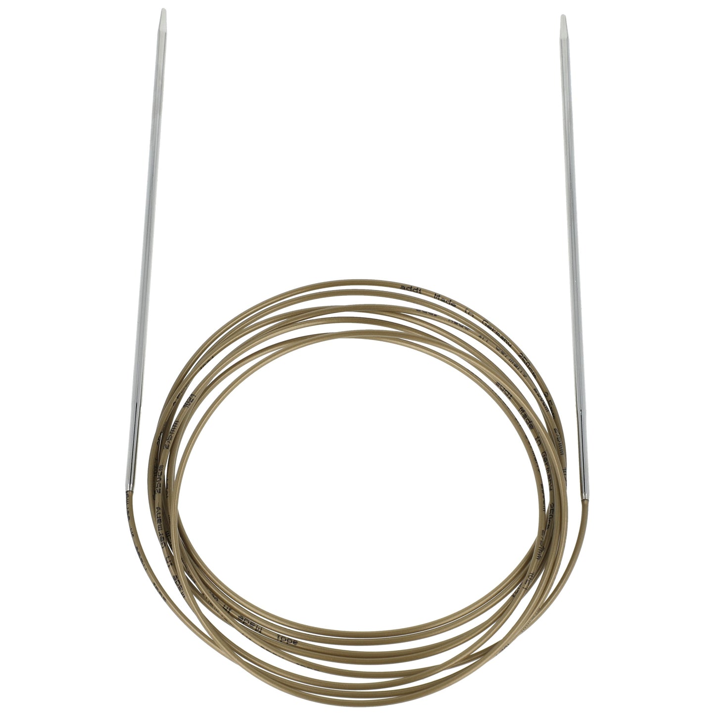 Aiguilles à tricoter circulaires en bronze blanc - addiClassic