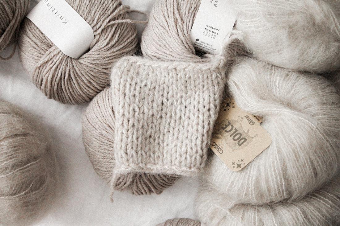 a close-up of some yarn