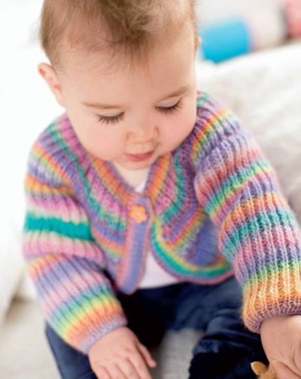 Gilet - Mille Colori Baby Coul56 - 3/4/5 Pel (3-9m/1-3ans/4ans)
