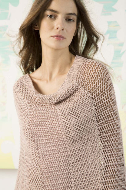 Poncho ajouré - fil Norma - Modèle 37 FAM 242 - détail