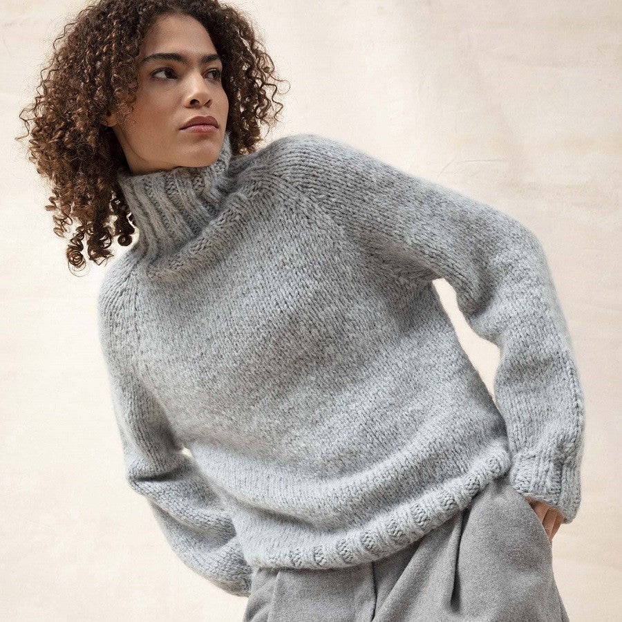 Suri Alpaca - couleur 3 - Modèle 3 PUNTO 48 Top Down