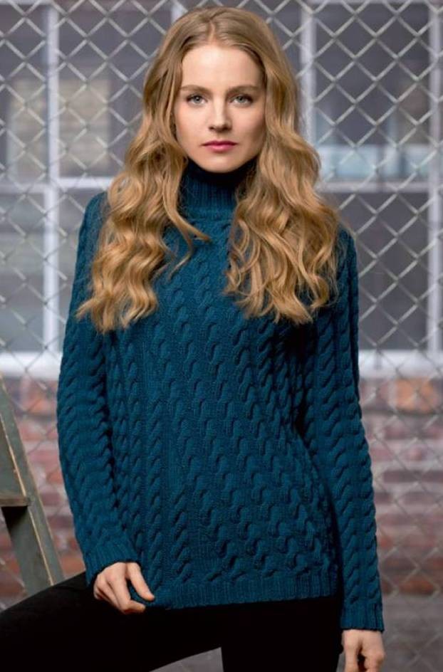 Pull torsades- Merino 120 Coul 133 - 14/15/16/17 Pel (S/M/L/XL)
