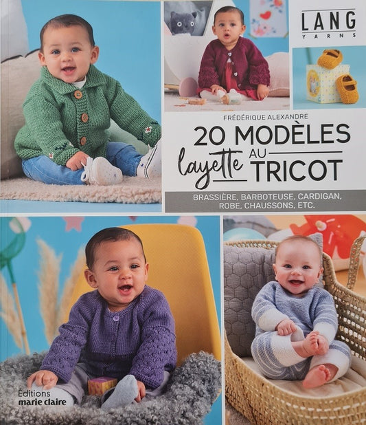 Layette, 20 modèles au tricot éditions Marie Claire