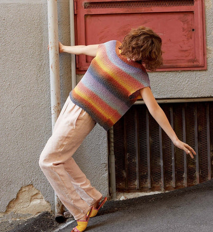 Paradise - couleur 59 - Pull manches courtes - modèle 3 PUNTO 50