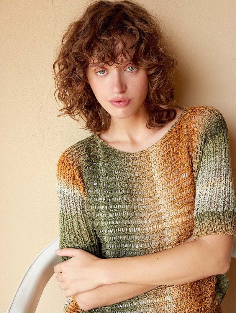 Paradise - couleur 97 - Pull manches courtes - modèle 4 PUNTO 50