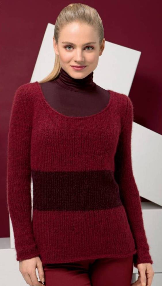 Pull - Malou Light coul 62 : 3/4/5/6 Pel + coul80 : 1/1/2/2 Pel (S/M/L/XL)
