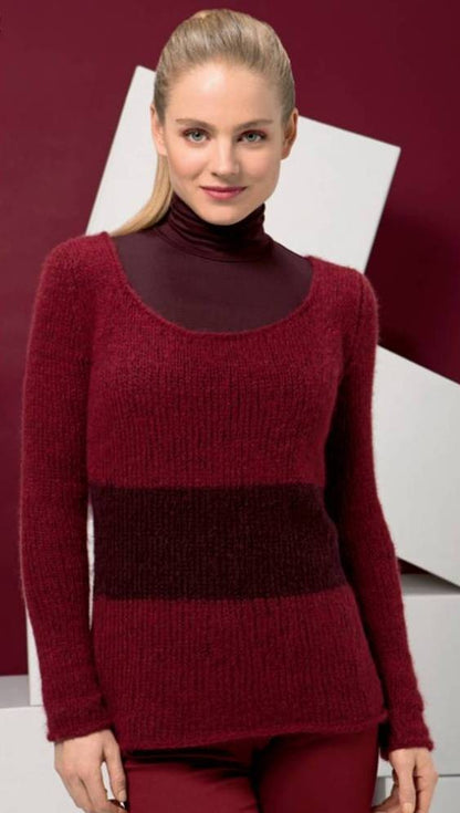 Pull - Malou Light coul 62 : 3/4/5/6 Pel + coul80 : 1/1/2/2 Pel (S/M/L/XL)