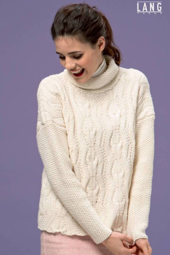 Pull torsades - Alberta coul 94 - 14/16 Pel (S-M/L-XL)
