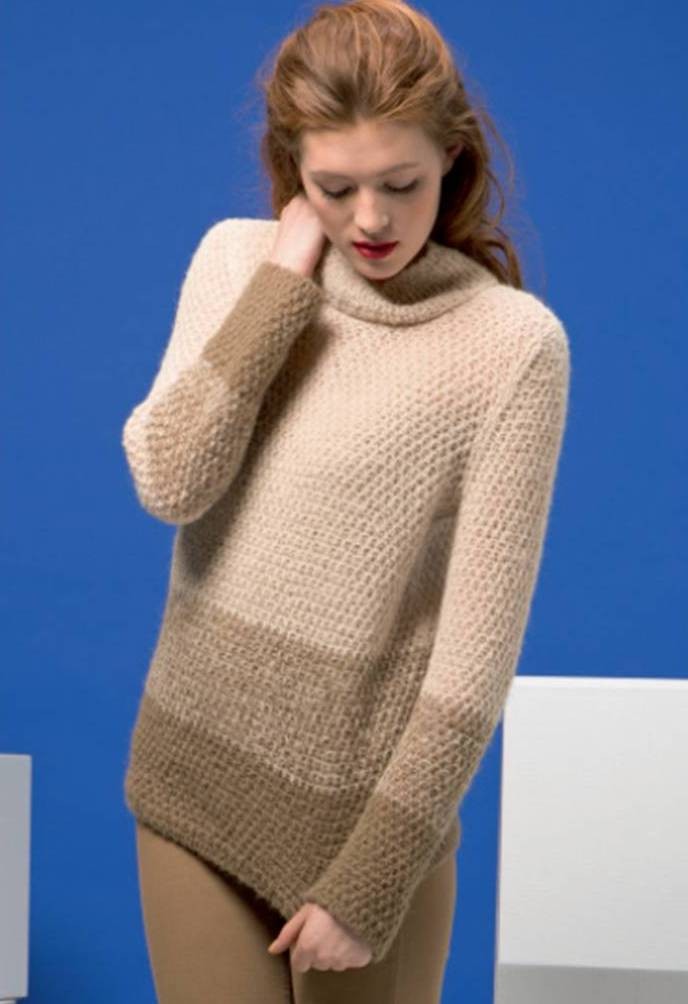 Pull - Alpaca Superlight - Coul 26 : 7/8/9/10 Pel + Coul 39 : 3/4/4/5 Pel (S/M/L/XL)