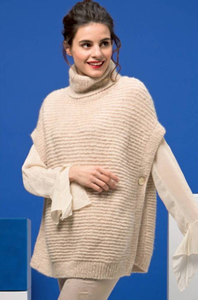 Poncho - Malou Light coul 22 - 6/7 Pel (S-M/L-XL)
