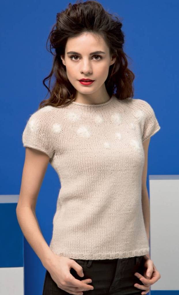 Pull - Cashmere Classic coul 96 - 9/10/11/12 Pel (S/M/L/XL) + 1Pel Mohair Luxe coul 94