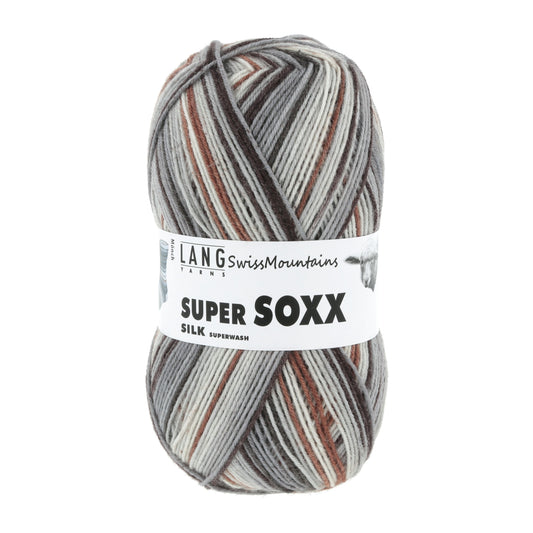 Laine Vierge "SUPER SOXX SILK COLOR 4-FACH"