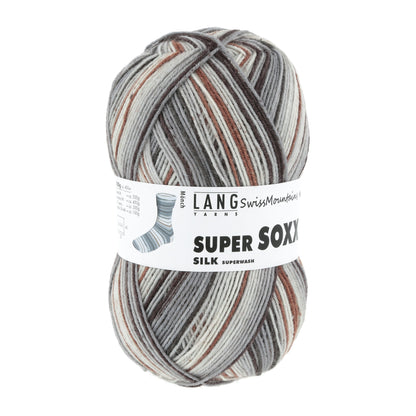 Laine Vierge "SUPER SOXX SILK COLOR 4-FACH"