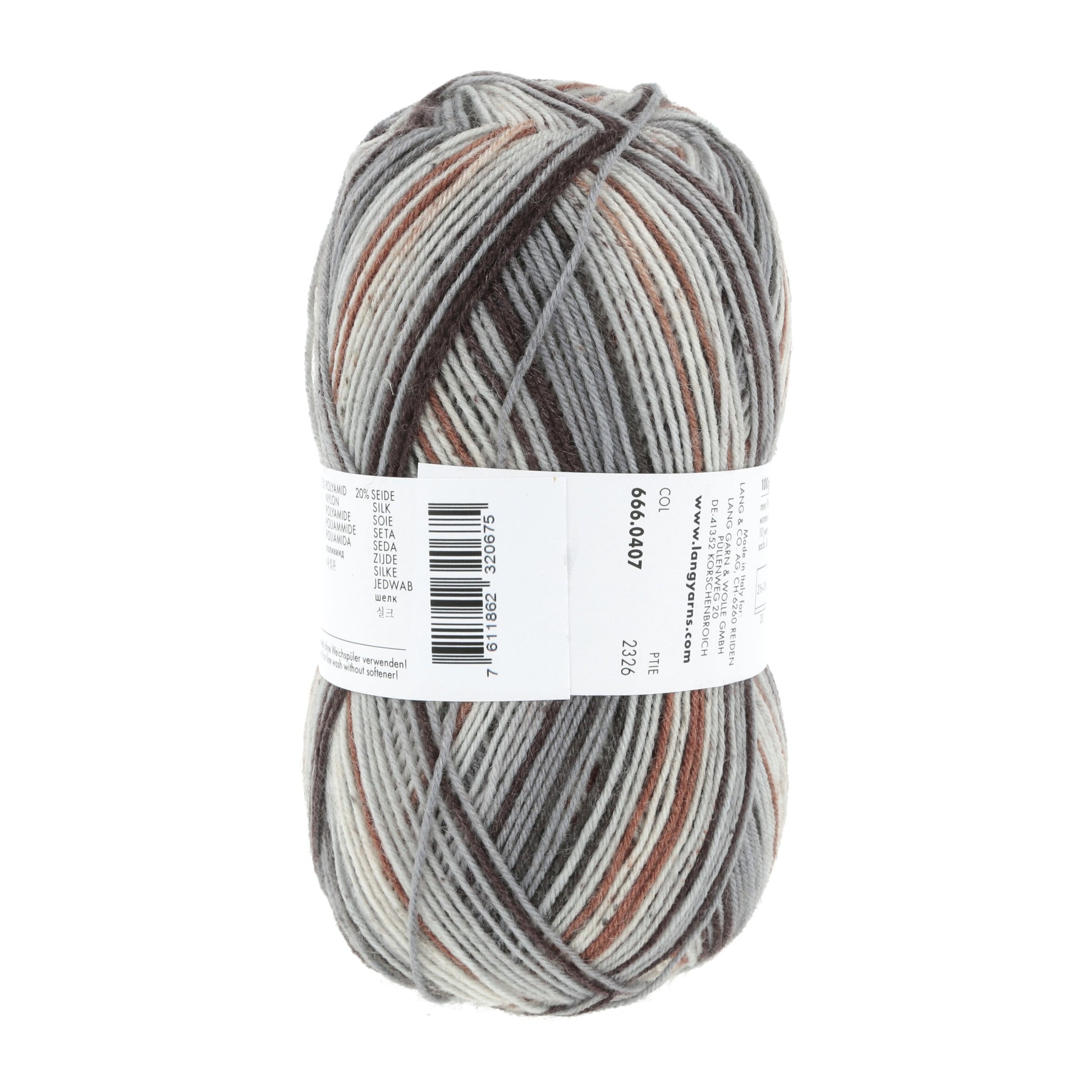 Laine Vierge "SUPER SOXX SILK COLOR 4-FACH"