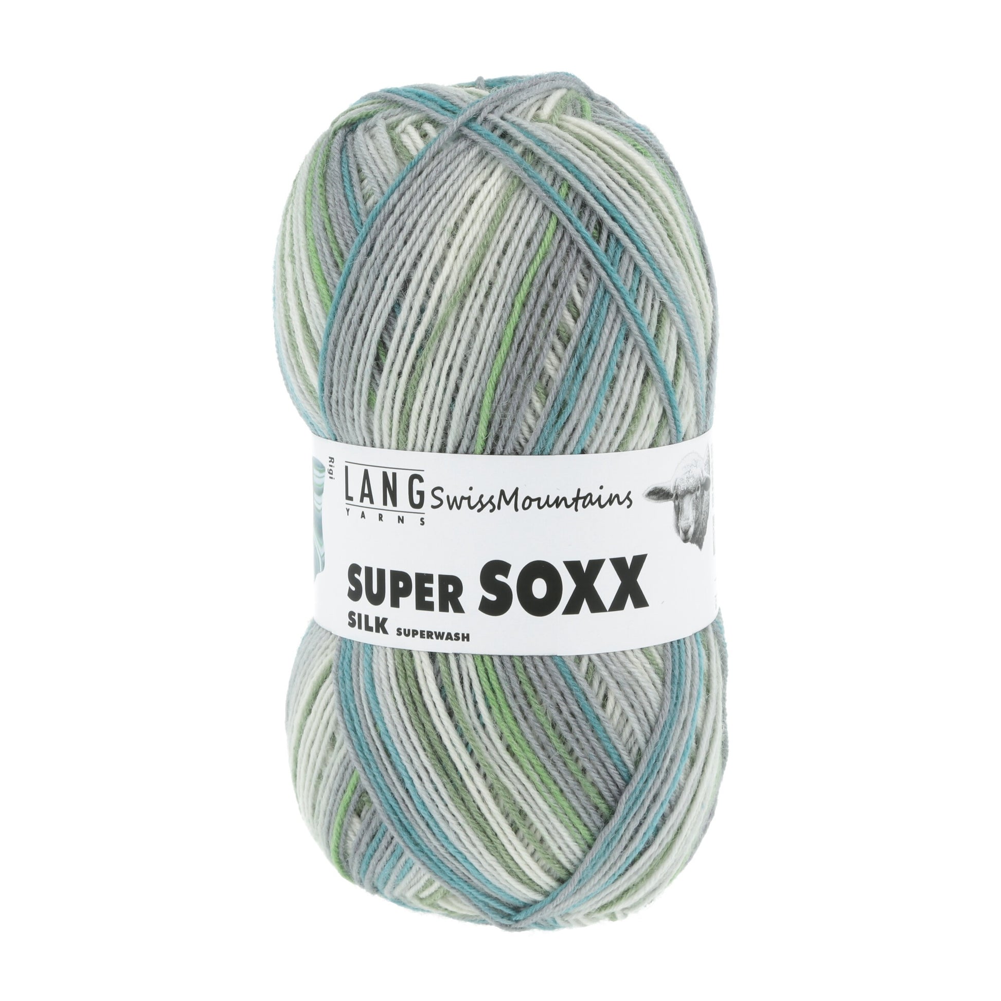 Laine Vierge "SUPER SOXX SILK COLOR 4-FACH"