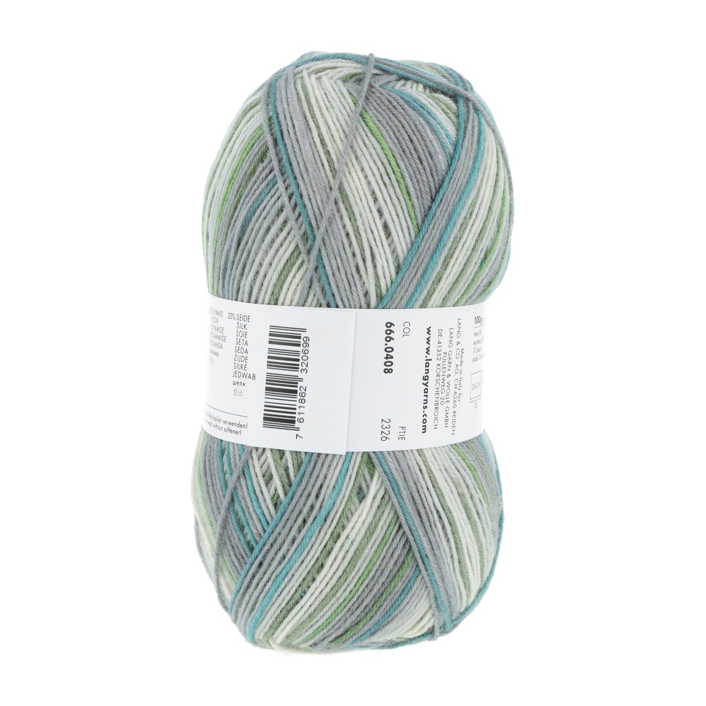 Laine Vierge "SUPER SOXX SILK COLOR 4-FACH"