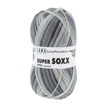 Laine Vierge "SUPER SOXX SILK COLOR 4-FACH"