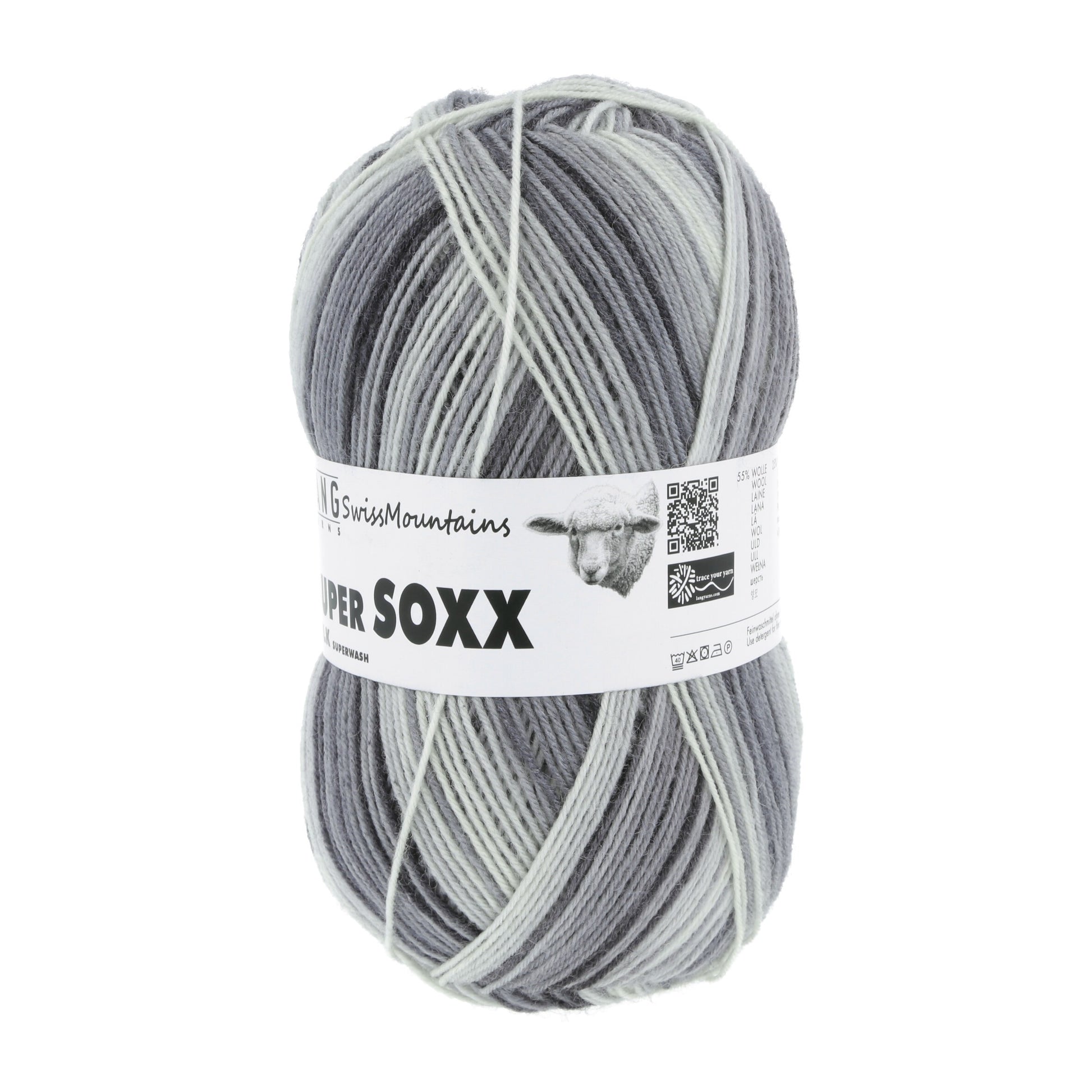 Laine Vierge "SUPER SOXX SILK COLOR 4-FACH"