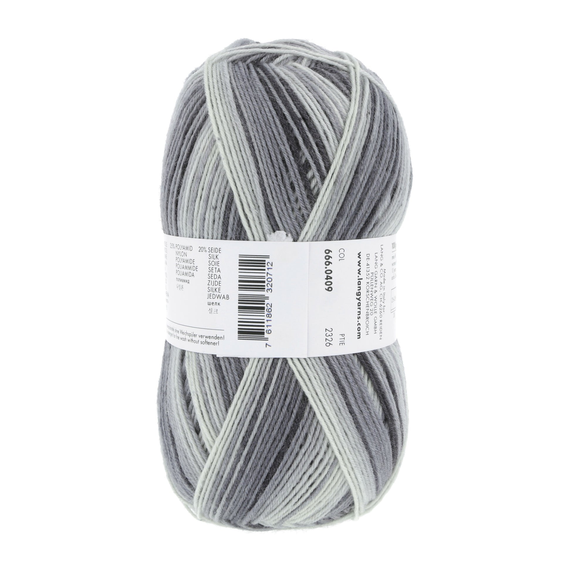 Laine Vierge "SUPER SOXX SILK COLOR 4-FACH"