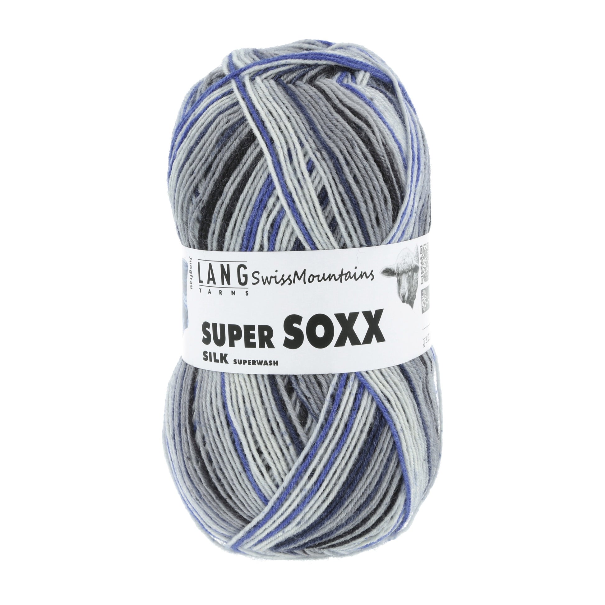 Laine Vierge "SUPER SOXX SILK COLOR 4-FACH"