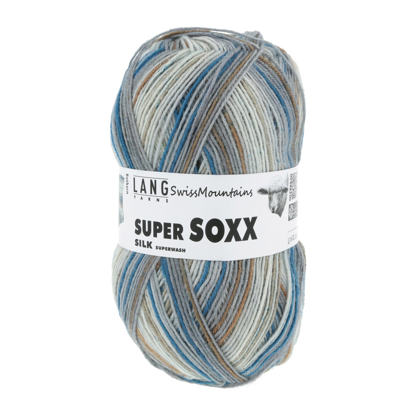 Laine Vierge "SUPER SOXX SILK COLOR 4-FACH"