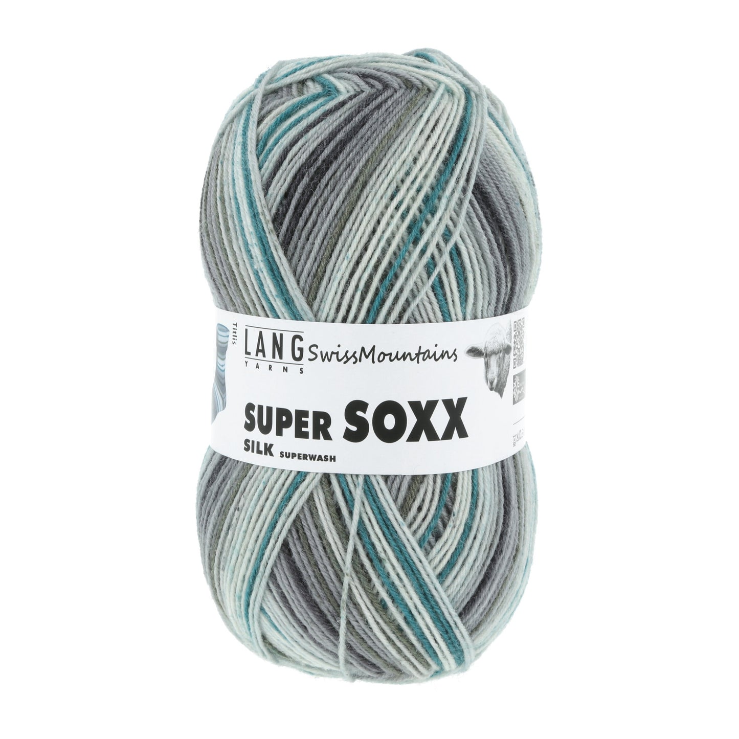 Laine Vierge "SUPER SOXX SILK COLOR 4-FACH"