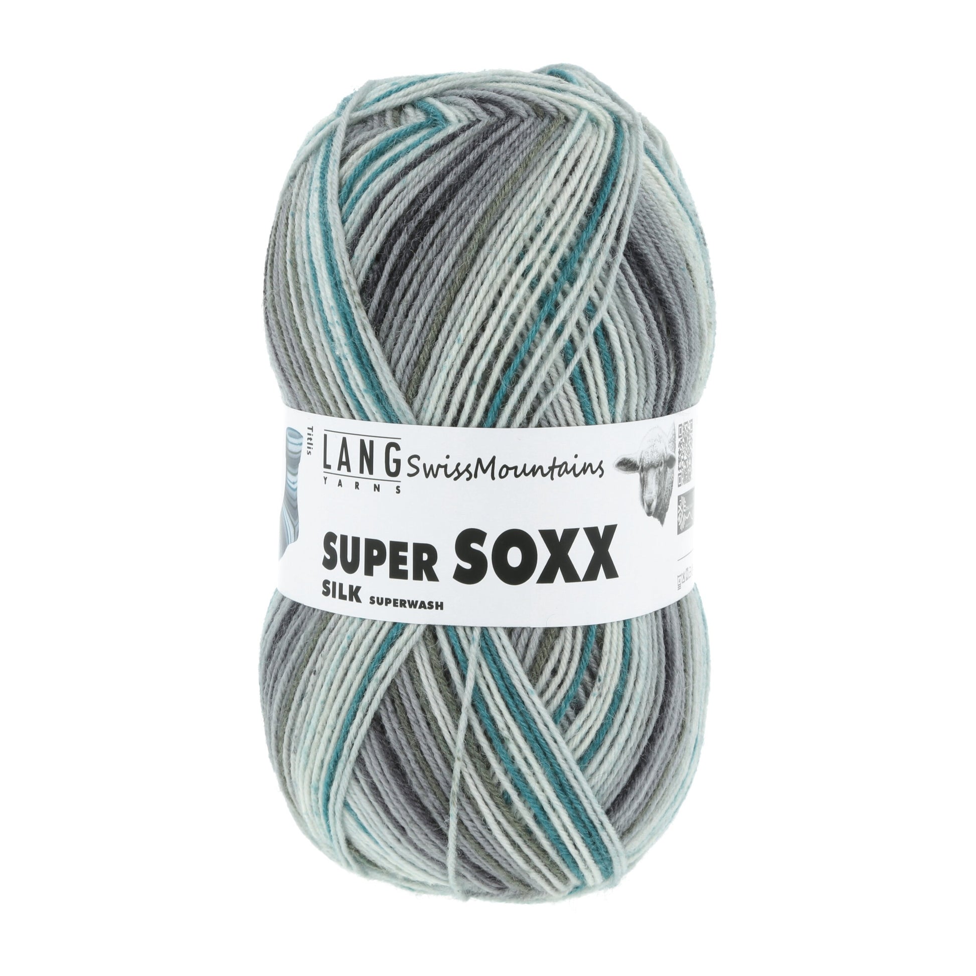 Laine Vierge "SUPER SOXX SILK COLOR 4-FACH"