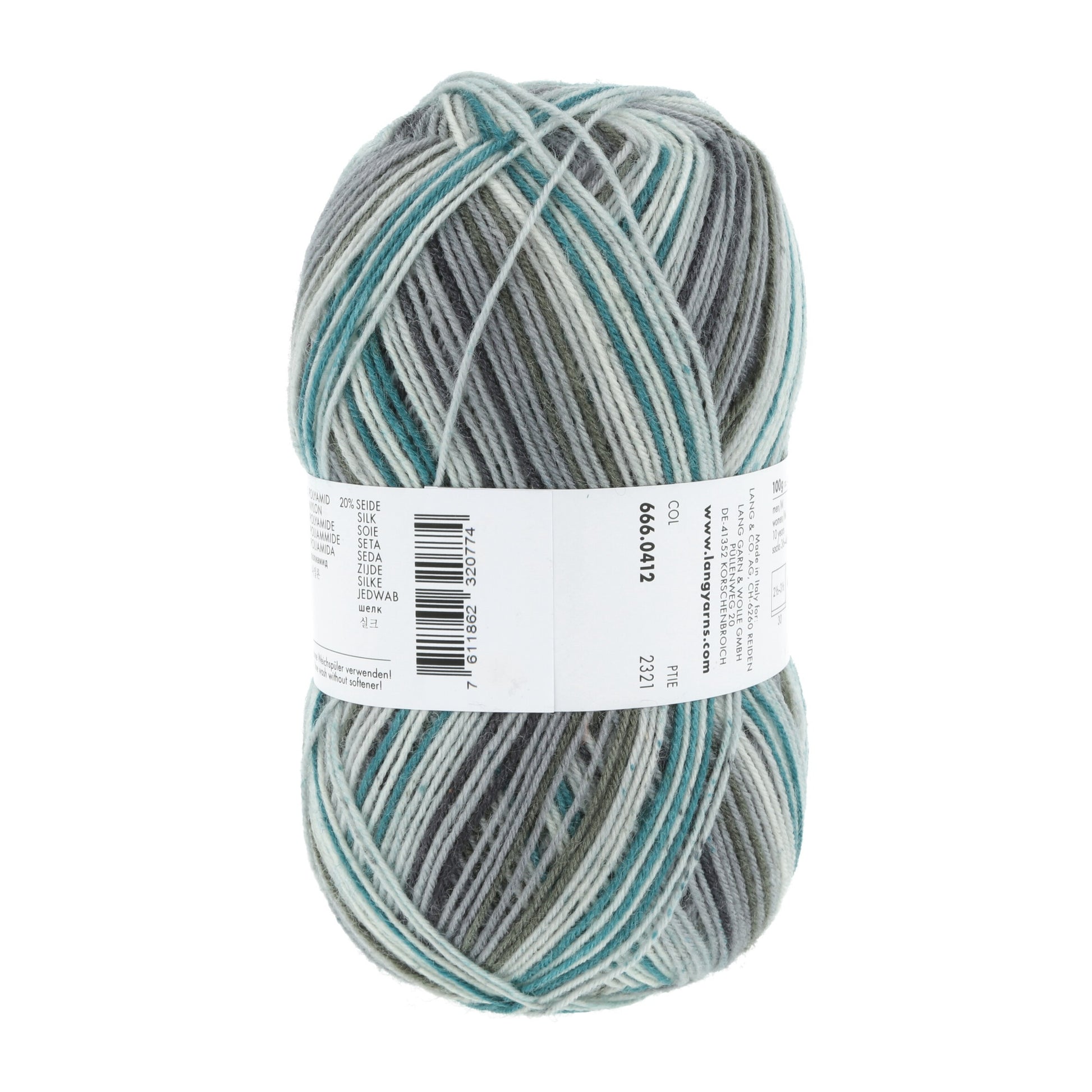 Laine Vierge "SUPER SOXX SILK COLOR 4-FACH"