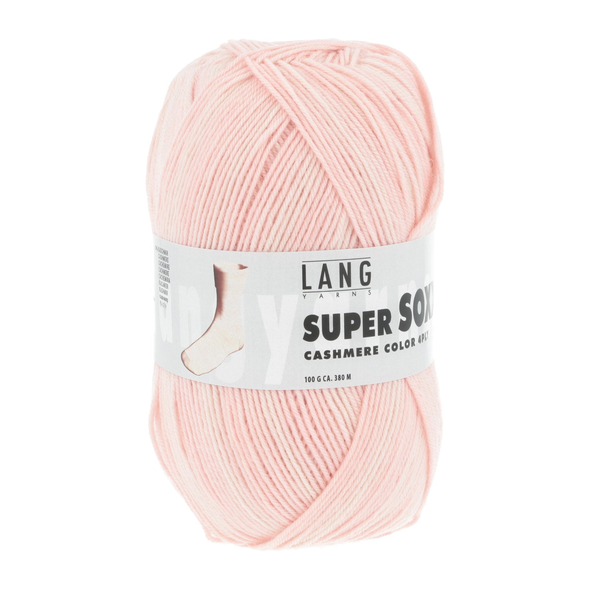 Laine Vierge "SUPER SOXX CASHMERE COLOR"