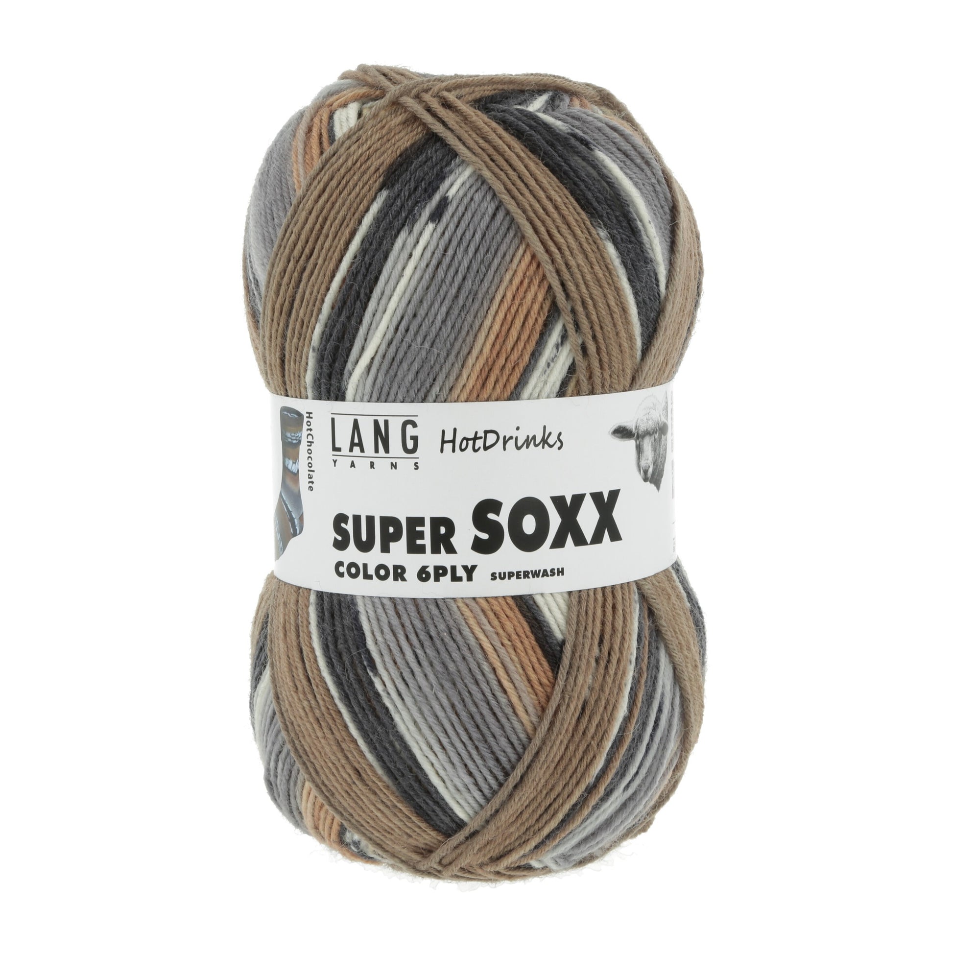 Laine Vierge "SUPER SOXX COLOR 6-FACH/PLY"