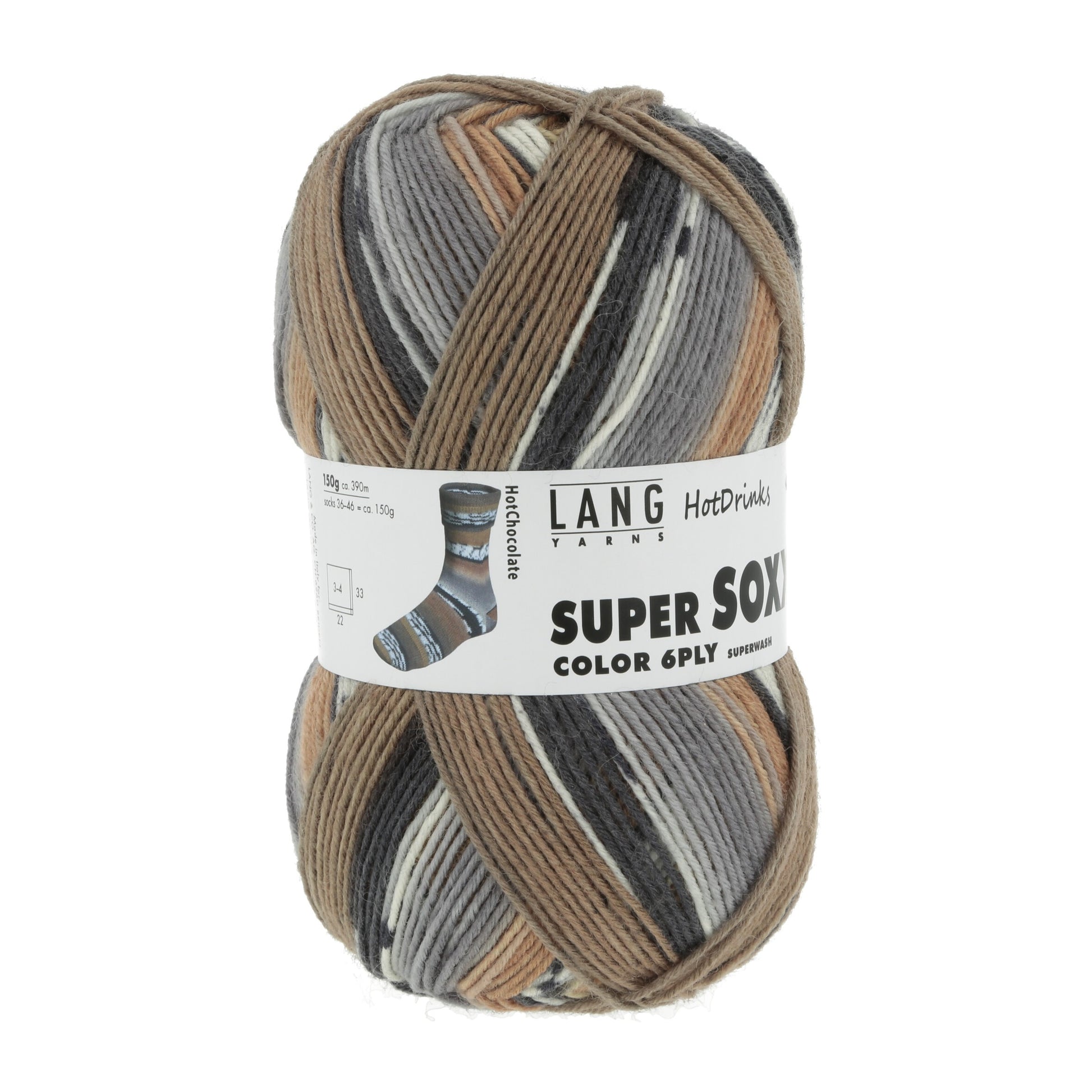 Laine Vierge "SUPER SOXX COLOR 6-FACH/PLY"
