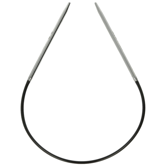 Aiguilles à tricoter circulaires en bronze blanc - Black Edition
