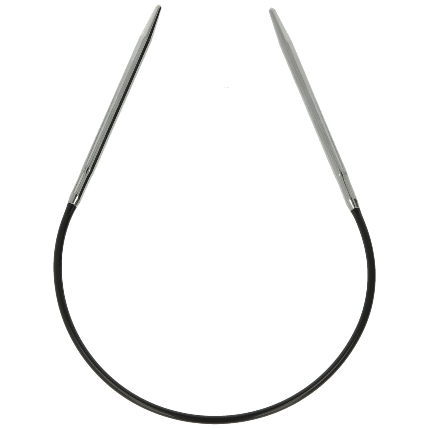Aiguilles à tricoter circulaires en bronze blanc - Black Edition